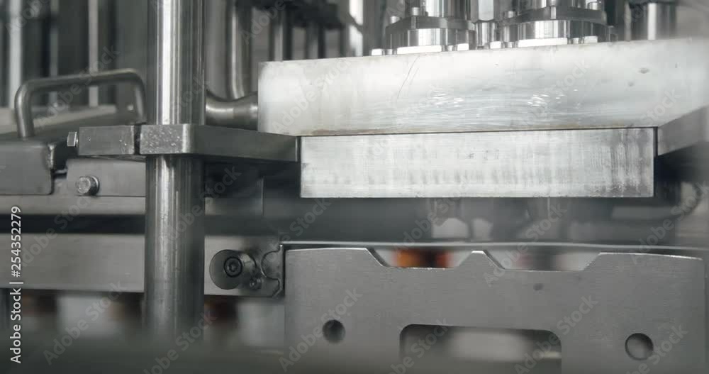 Dairy production, yogurt bottling process, conveyor, automatic production line. Dairy production, yogurt bottling process, conveyor, automatic production line.