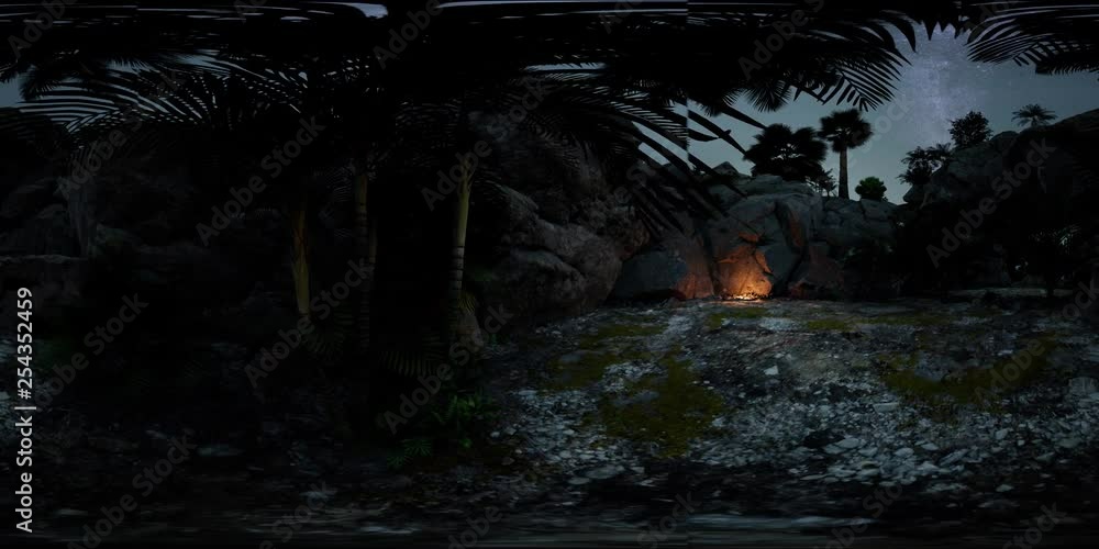 vr 360 camera hyperlapse star trails over sandstone canyon walls and trees. ready for use in virtual reality vr 360 camera hyperlapse star trails over sandstone canyon walls and trees. ready for use in virtual reality