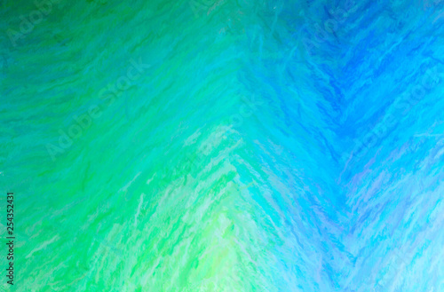 Abstract illustration of blue, green Long brush Strokes Pastel background