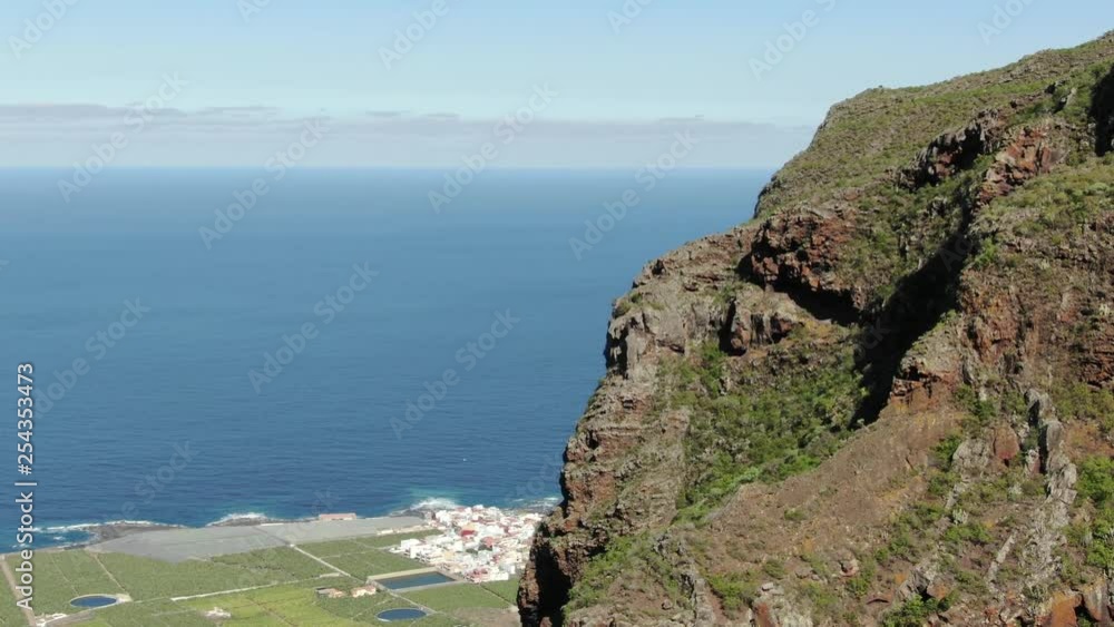 Atlantic Ocean Cliffs Green Shore Tenerife Spain Atlantic Ocean Cliffs Green Shore Tenerife Spain