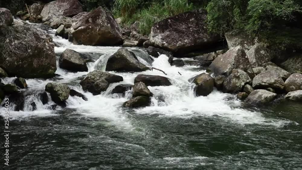 Encontro dos Rios waterfalls in Lumiar, Nova Friburgo in slow motion Encontro dos Rios waterfalls in Lumiar, Nova Friburgo in slow motion