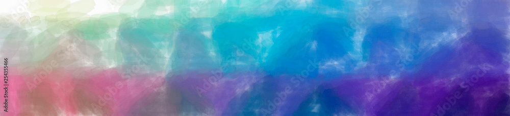Illustration of abstract Blue, Red And Purple Watercolor With Low Coverage Banner background.