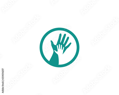 Hand Care Logo Template vector icon illustration design 