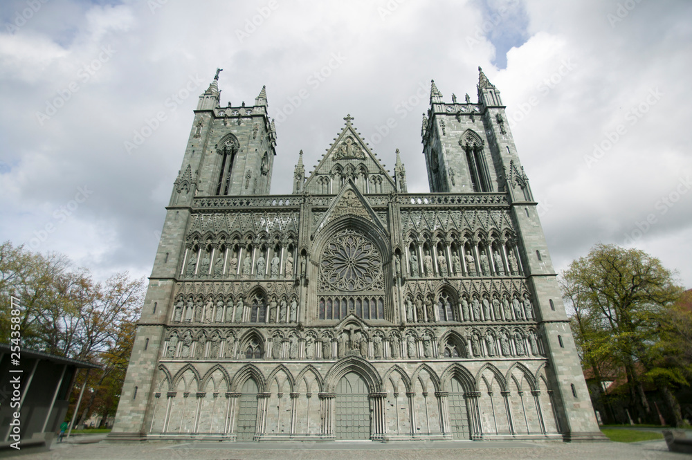 Nidaros cathedral, Trondheim, Norway, Scandinavia, Europe