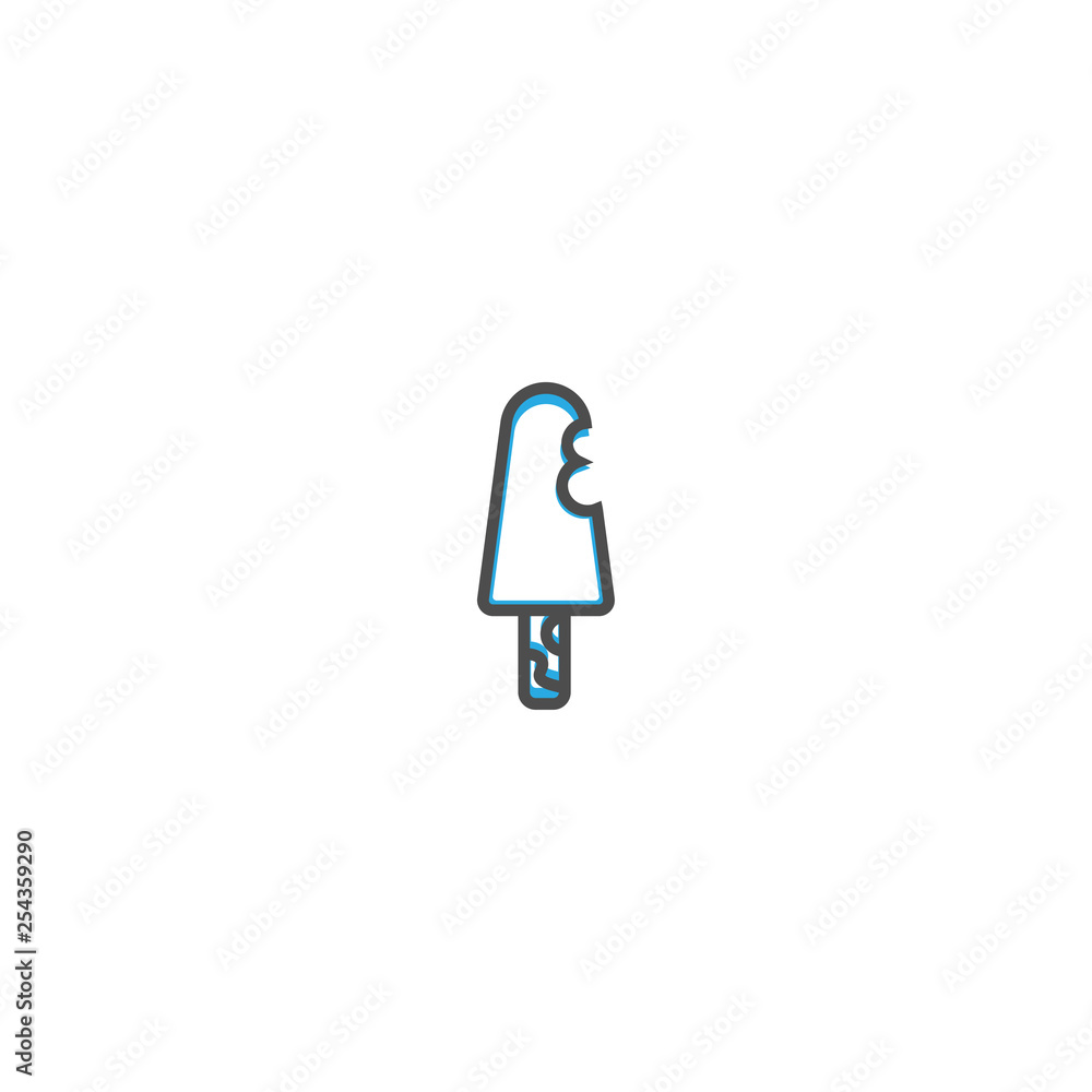 Ice cream icon design. Gastronomy icon vector illustration Ice cream icon design. Gastronomy icon vector illustration