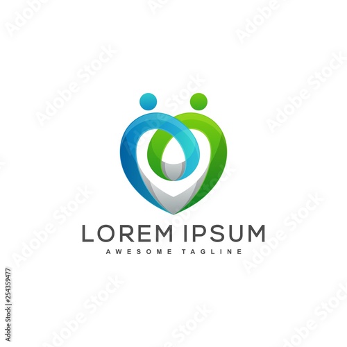Love Concept illustration vector template