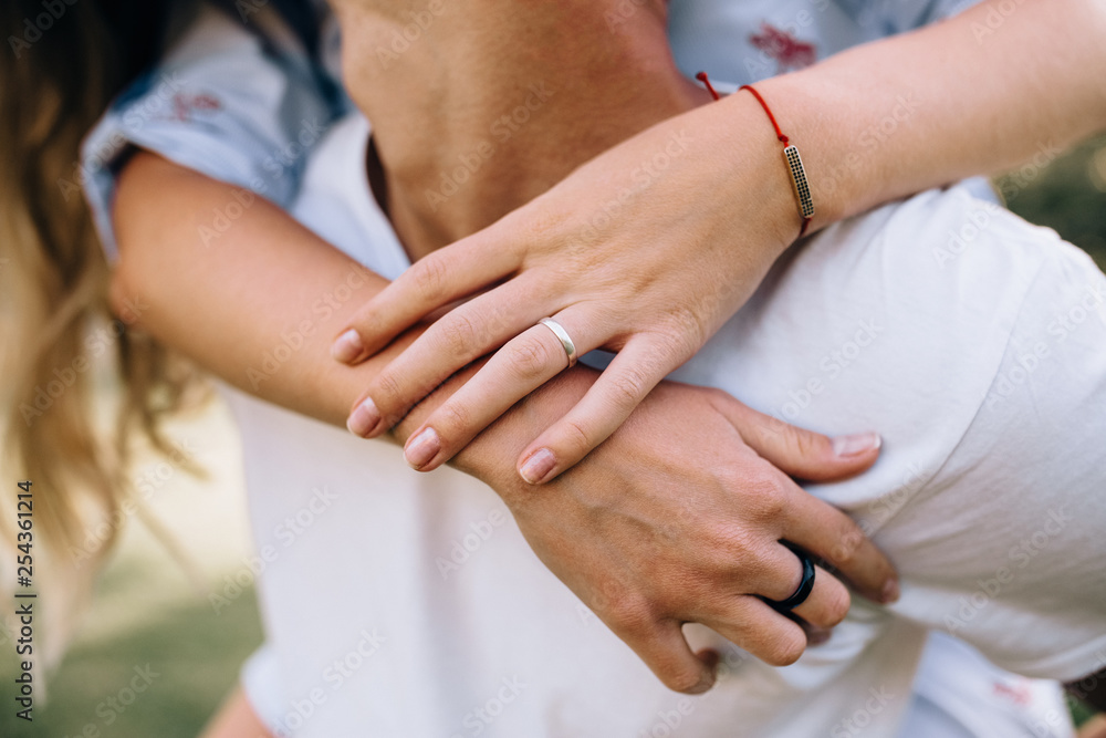 Aged husband and wife holding hands, togetherness and romantics, close-up Aged husband and wife holding hands, togetherness and romantics, close-up