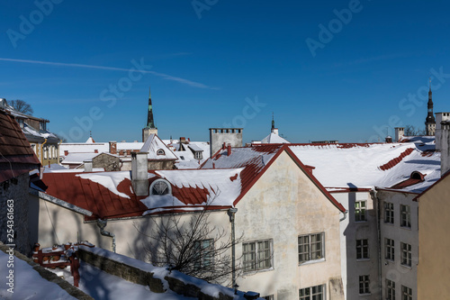 Rooftops of Old Tallinn, Estonia