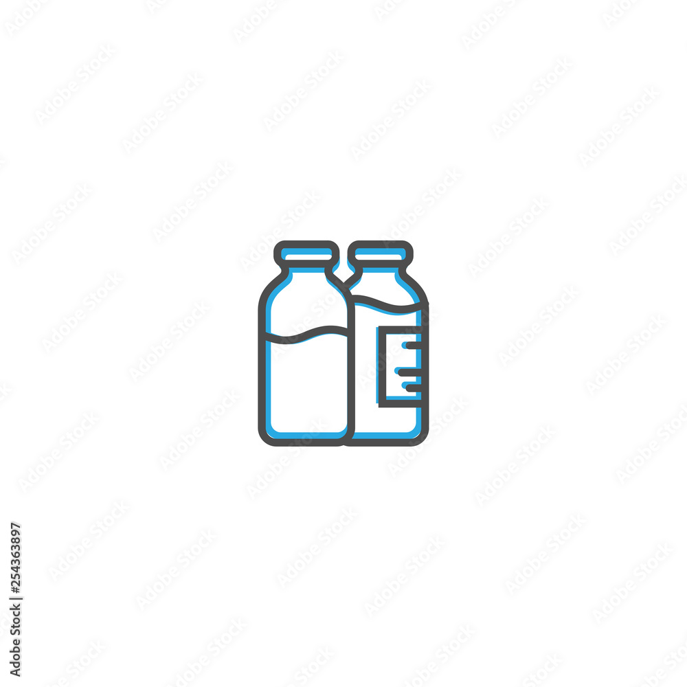 Milk icon design. Gastronomy icon vector illustration Milk icon design. Gastronomy icon vector illustration