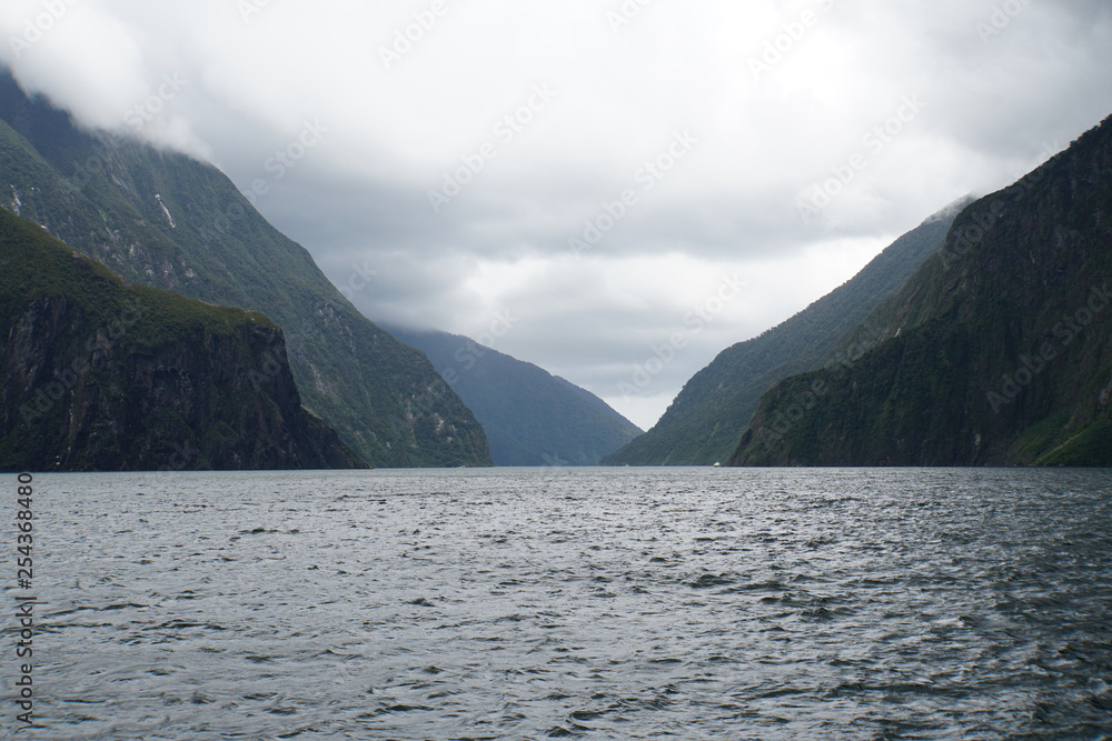 Milford sound in New Zealand Milford sound in New Zealand