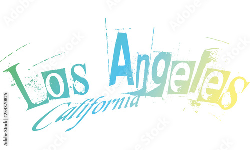 vector California Los Angeles