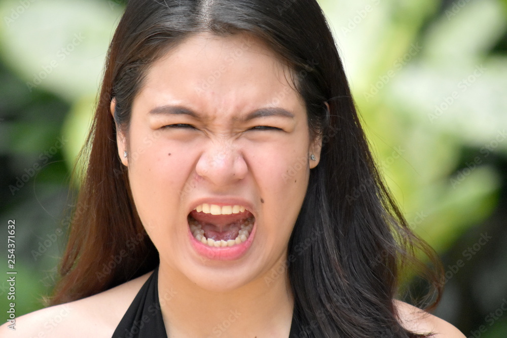 A Stressed Diverse Female A Stressed Diverse Female
