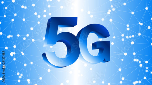 5G technology news vector illustration