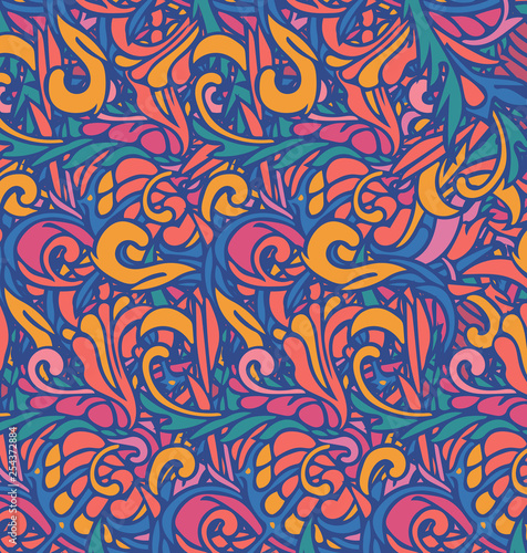 Bright modern kaleidoscopic pattern