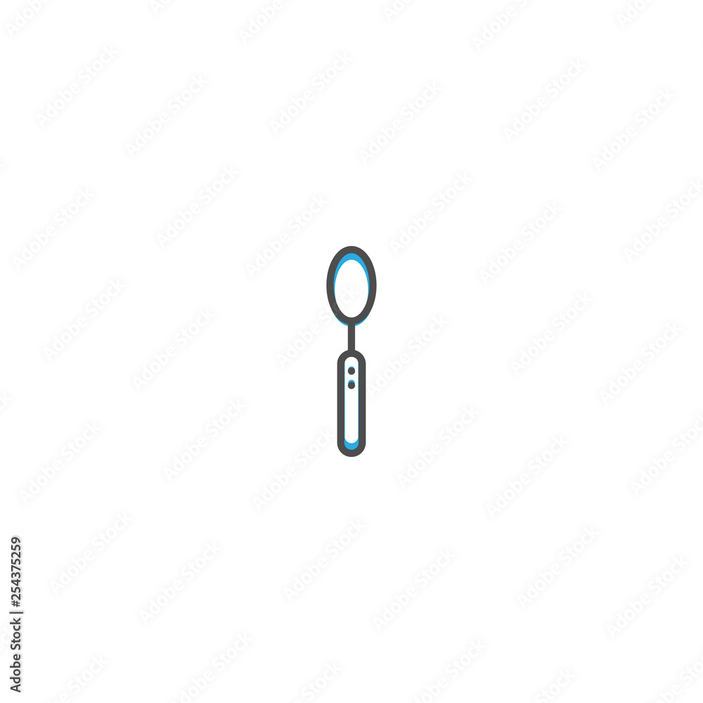 Spoon icon design. Gastronomy icon vector illustration Spoon icon design. Gastronomy icon vector illustration