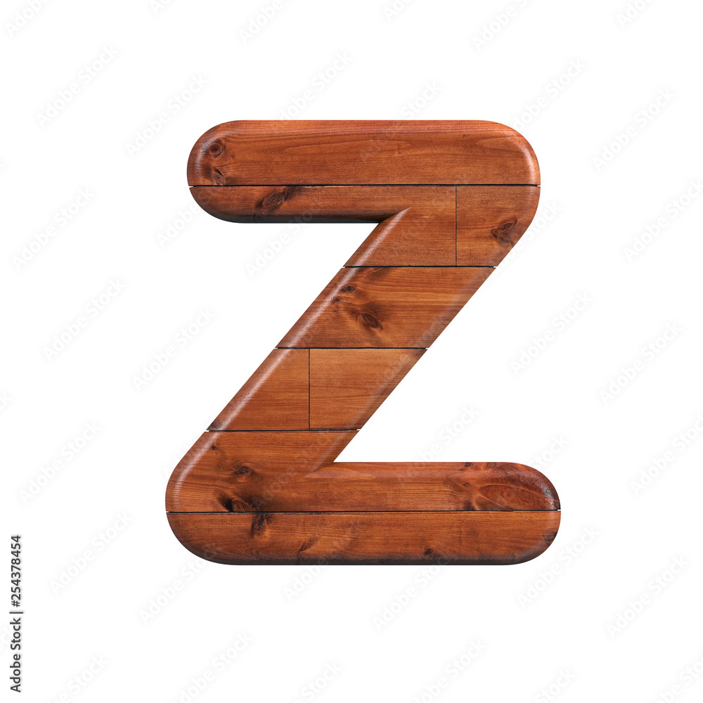 wood letter Z - Upper-case 3d wooden plank font - suitable for nature, ecology or decoration related subjects wood letter Z - Upper-case 3d wooden plank font - suitable for nature, ecology or decoration related subjects