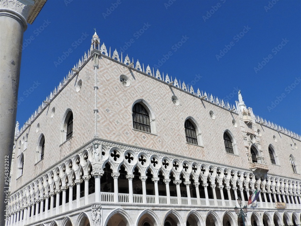Doge's Palace, Venice, Italy, and architectural elements