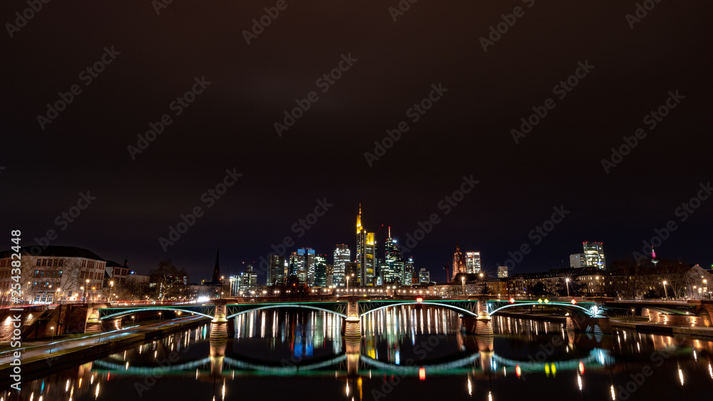 Fototapeta premium Skyline Frankfurt am Main