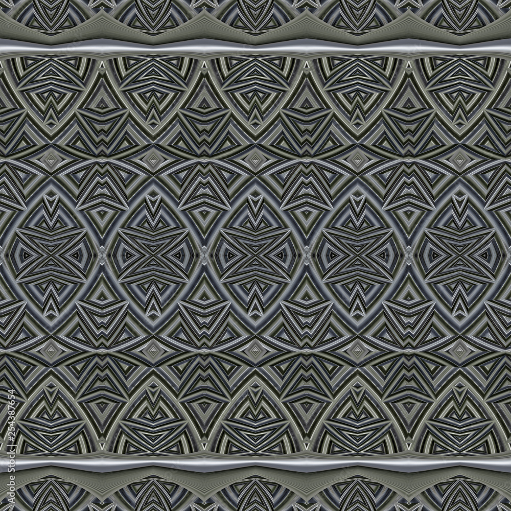 3d effekt - abstrakt silber symmetrisch muster 3d effekt - abstrakt silber symmetrisch muster