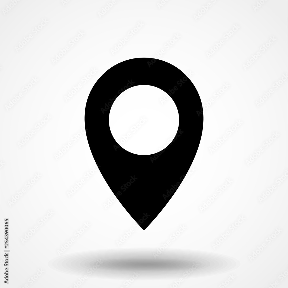 Location Icon vector, simple point place navigation Location Icon vector, simple point place navigation
