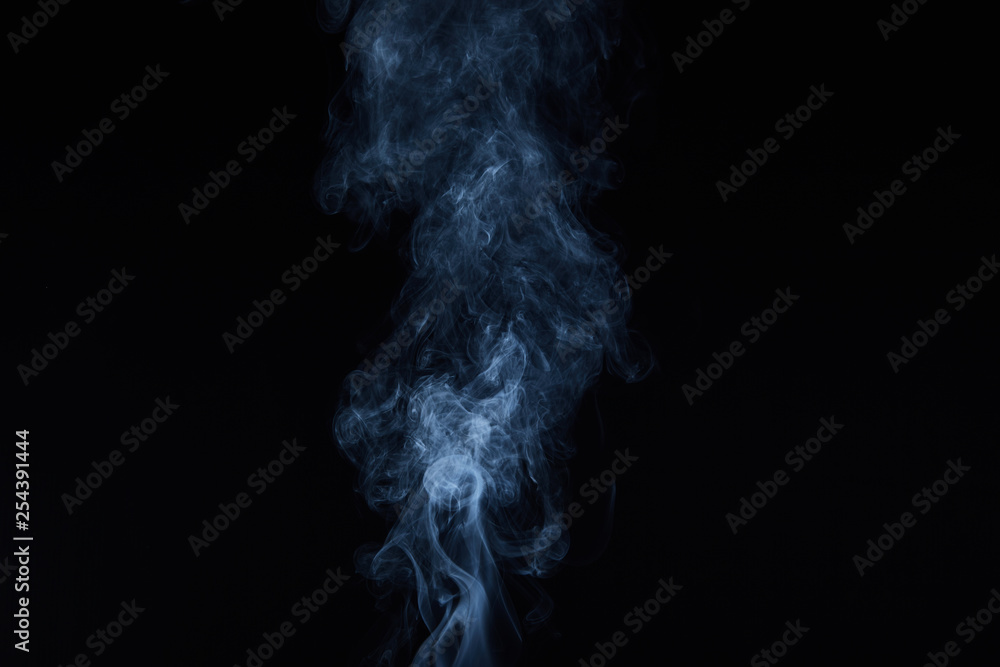 smoke on black background smoke on black background