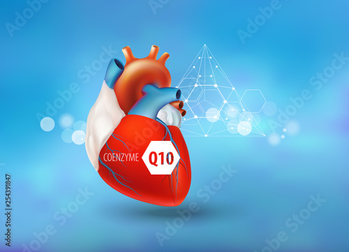 Coenzyme Q10. Healthy heart.