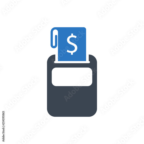 Payment receipt icon