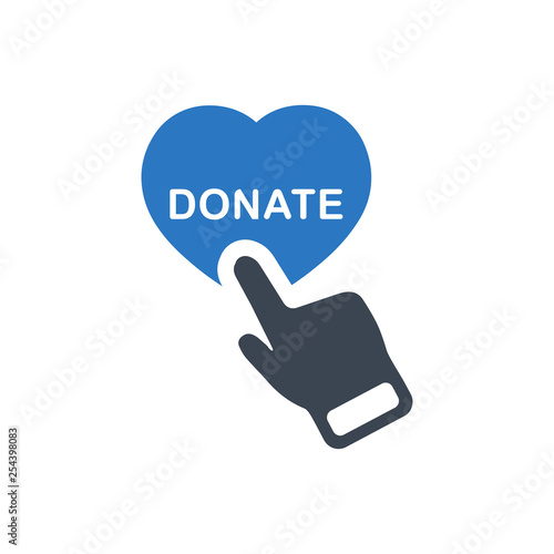 Online donation icon