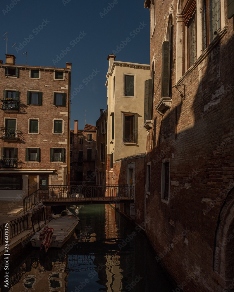 Seitenkanal von Venedig