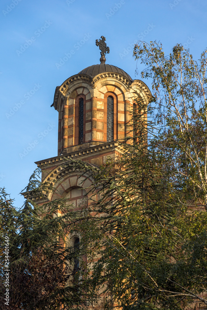 Church of Saint Mark  in the center of city of Belgrade, Serbia