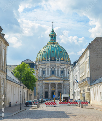 Frederik's Church in Copenhagen Denmark