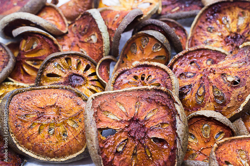 Slices of dried fruts Matum. Matum therapeutic tea for the lungs photo