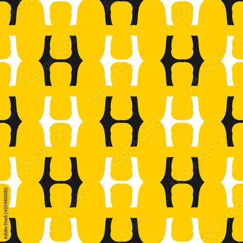 Bright seamless pattern with geometric elements. Beautiful abstract illustration.