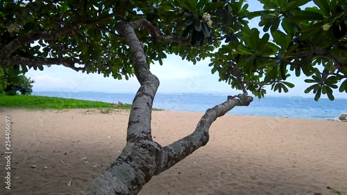 beautiful view of the tropical beach, beautiful sea asia photo