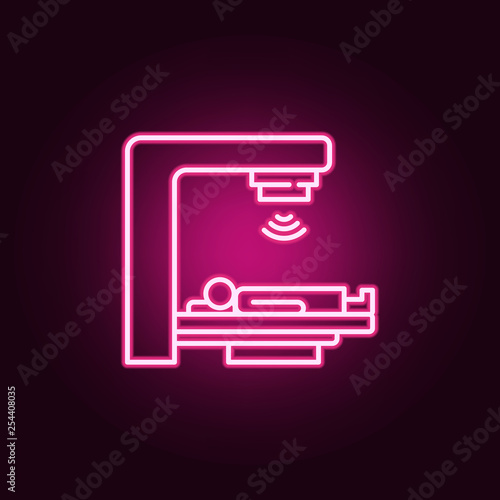 roentgen icon. Elements of Cancer day in neon style icons. Simple icon for websites, web design, mobile app, info graphics