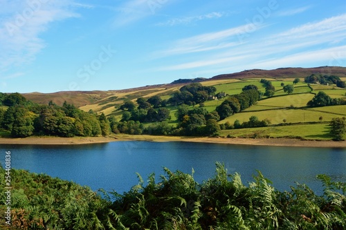 Ladybower Reservoir in the English Peak District.