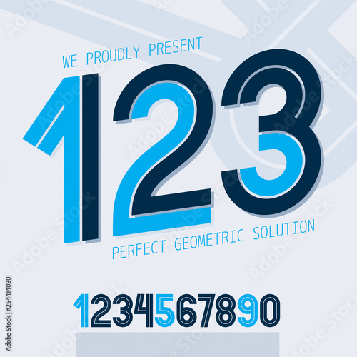 Set of vector numbers made ...