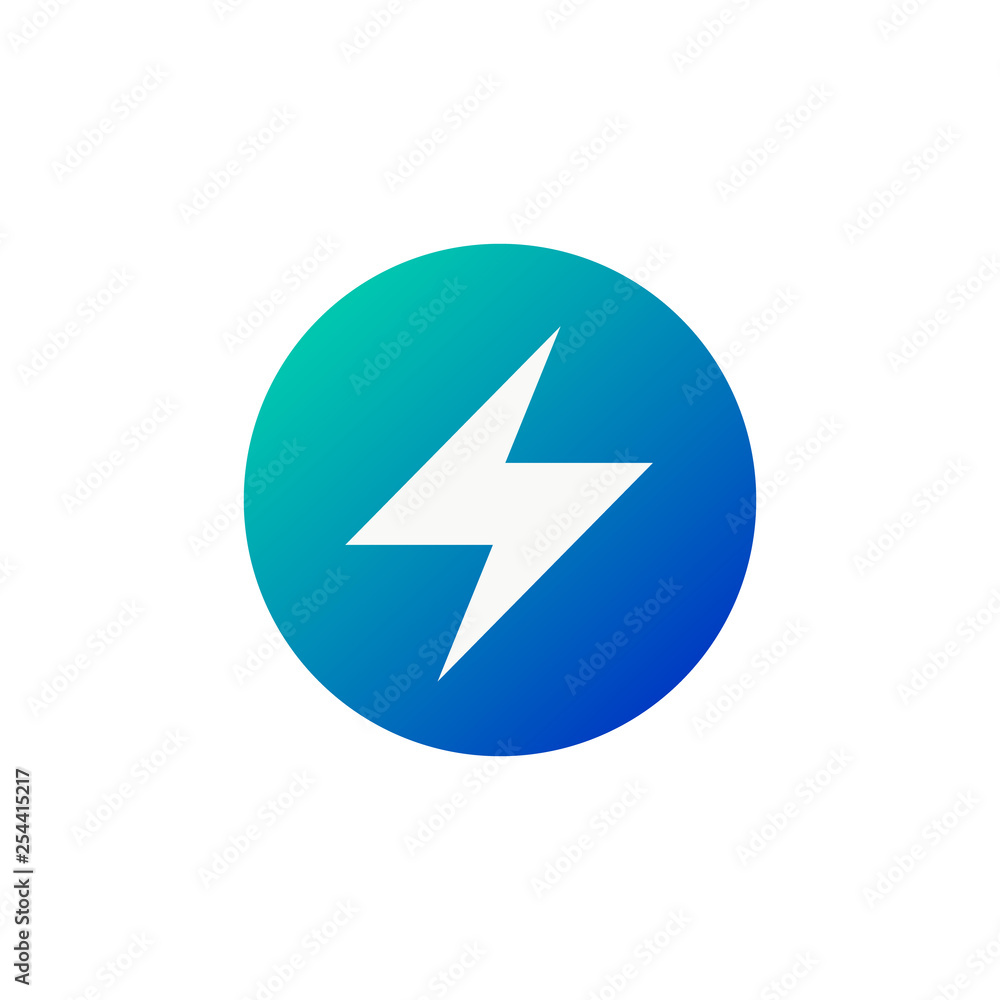 lightning icon vector logo template lightning icon vector logo template