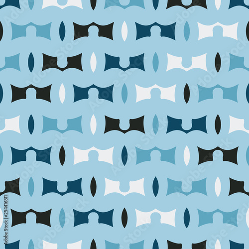 Seamless pattern with geometric ornament. Beautiful abstract artwork.