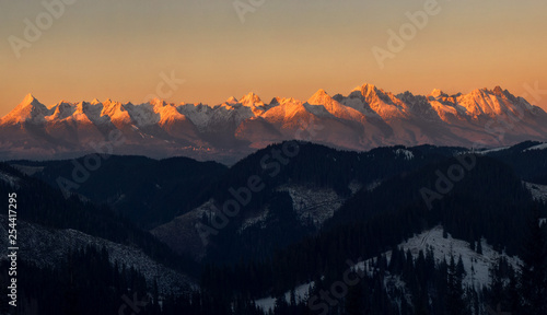 sunset in mountains © Erik
