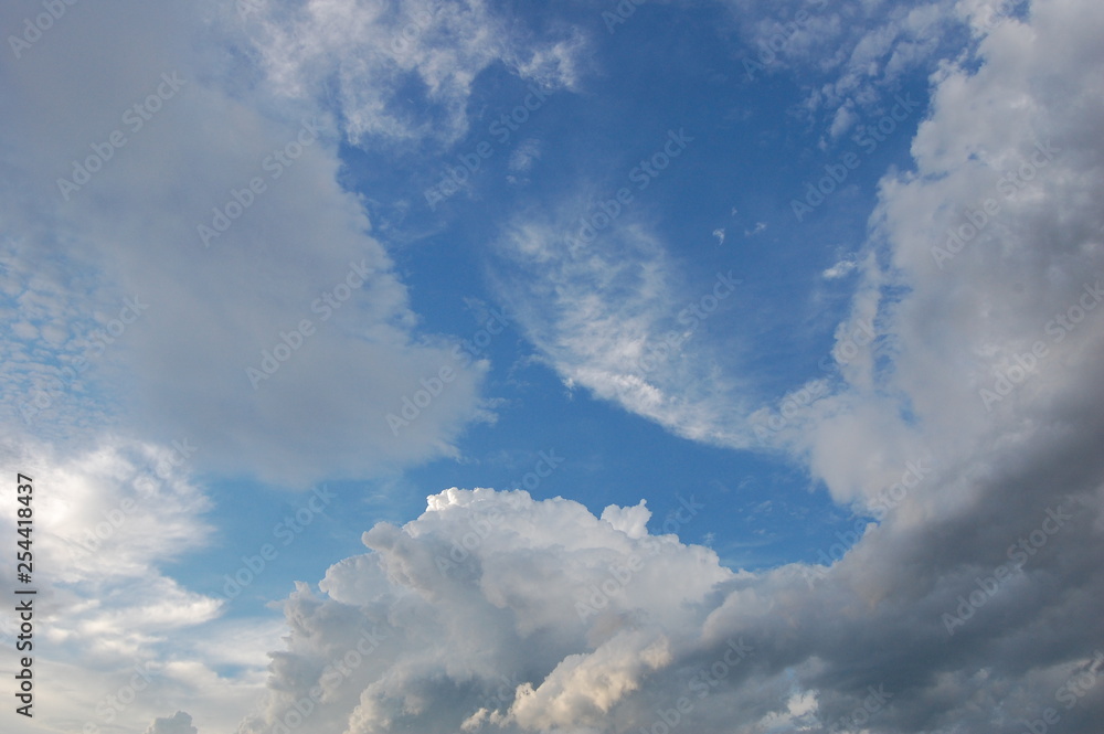 Obraz premium 雲のある空