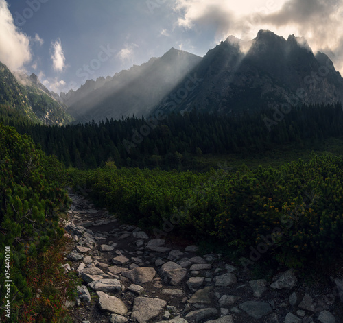 view of mountains
