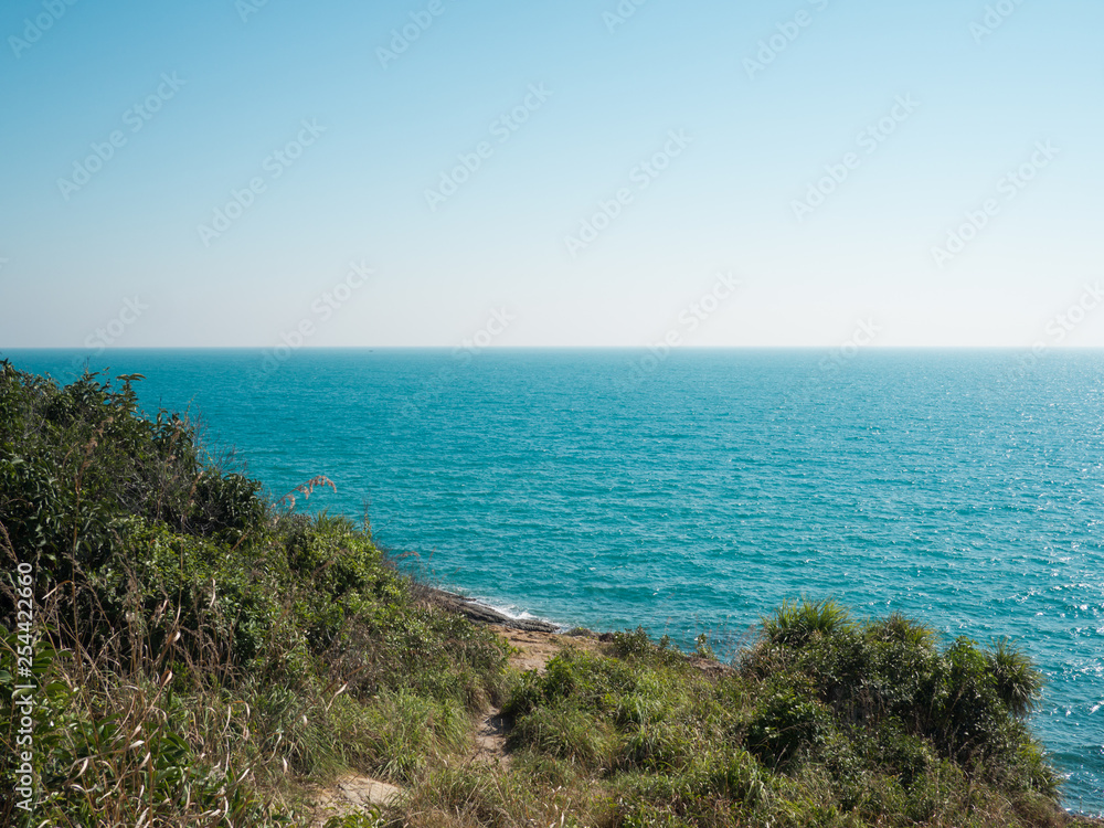 Beautiful coast and sea in thailand