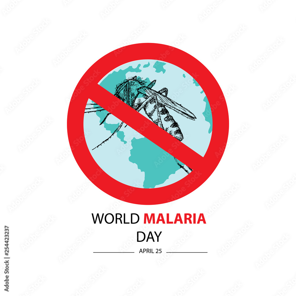 Obraz premium World Malaria Day. April 25. 