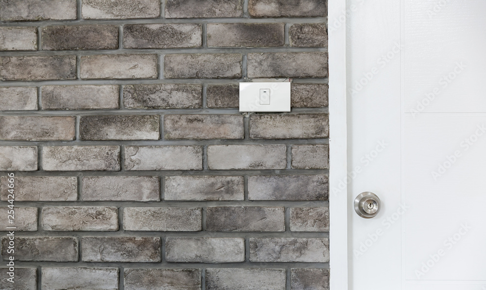 old brick wall background with lamp switch old brick wall background with lamp switch