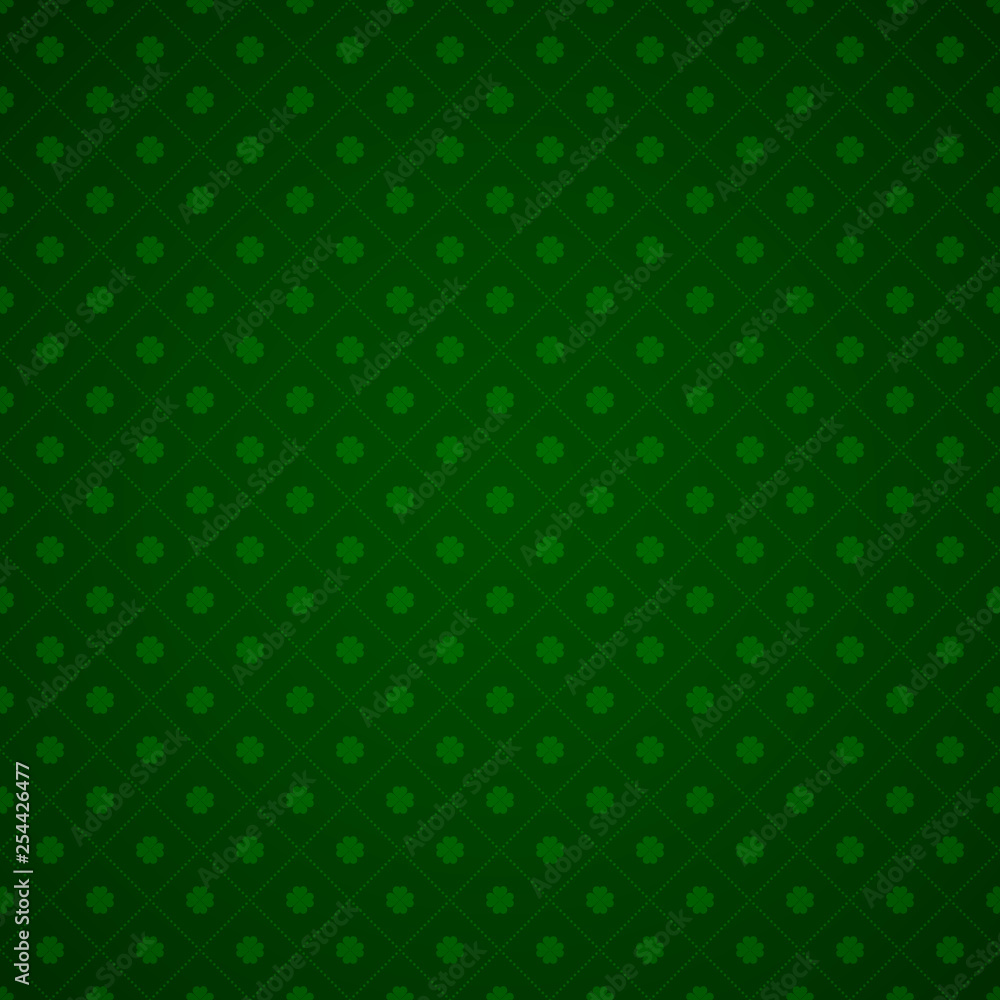 Saint Patrick's day background in retro style