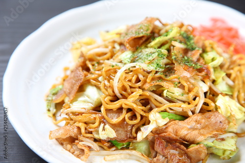 Japanese fried noodles YAKISOBA