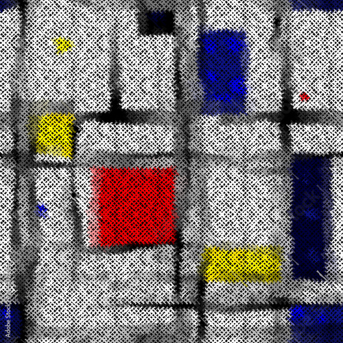 Imitation of a texture of rough canvas. Seamless pattern.