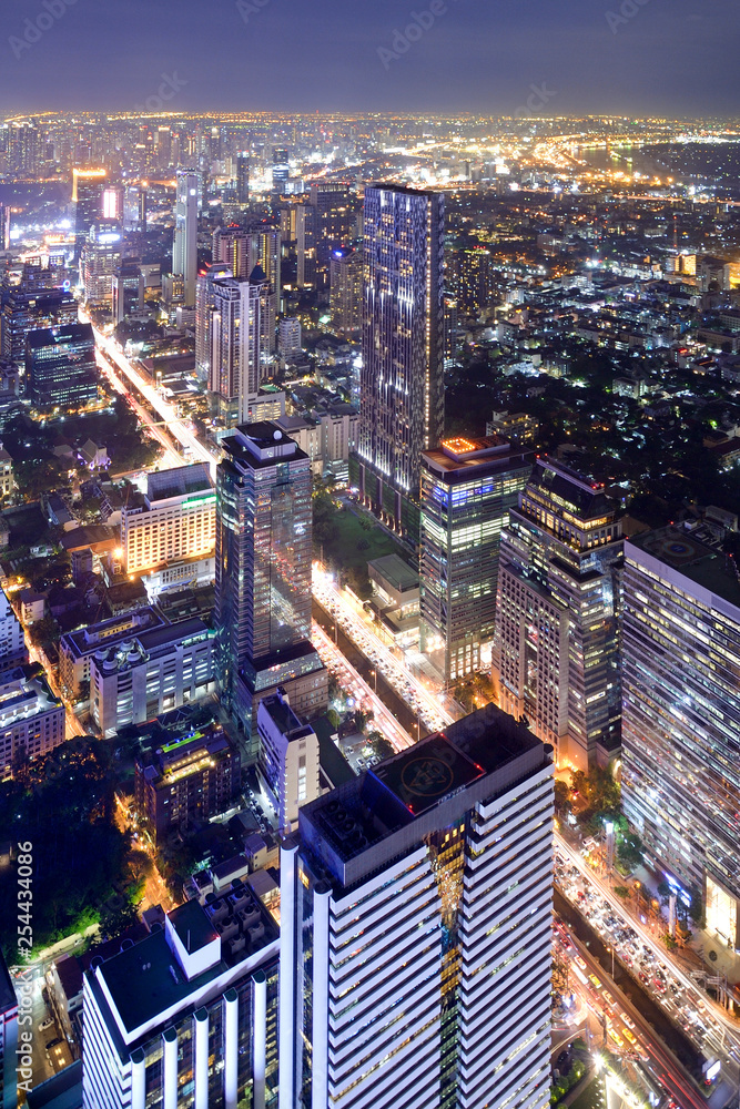 Obraz premium bangkok thailand city scape