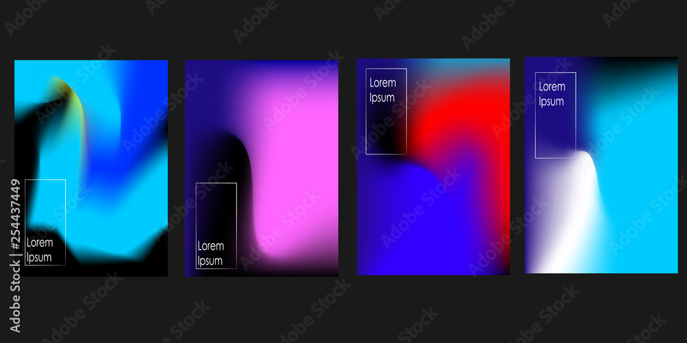 Abstract fluid 3d shapes vector trendy liquid colors background.with Modern composition vector template for brochure, leaflet, flyer, cover, catalog in A4 size